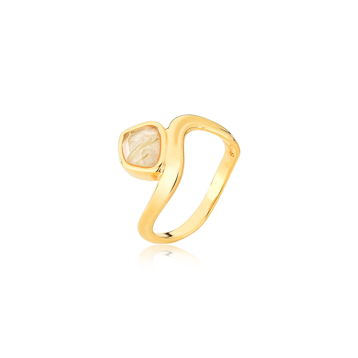 GOLDEN RUTILE RING