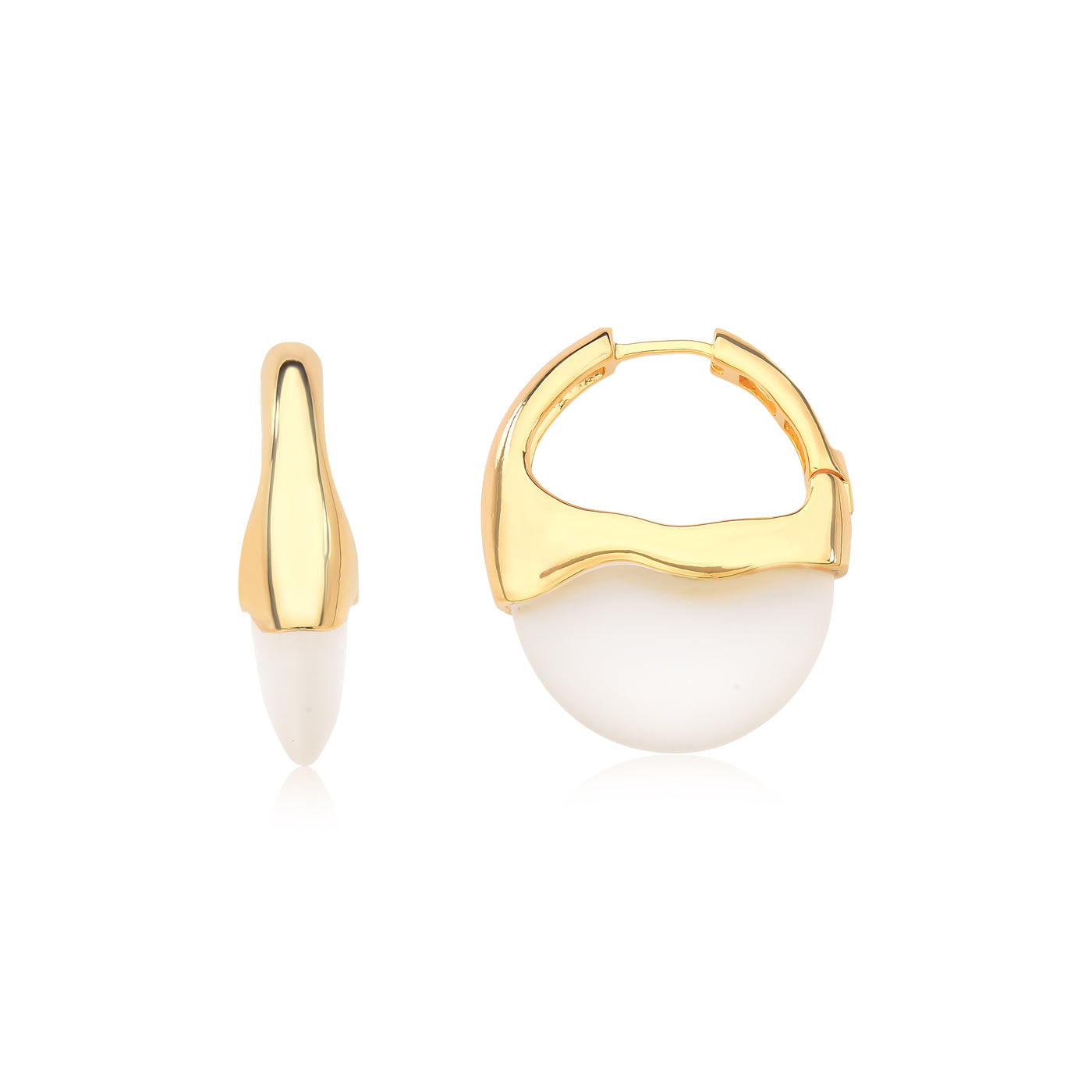 CRISTAL SMALL SEA EARRING