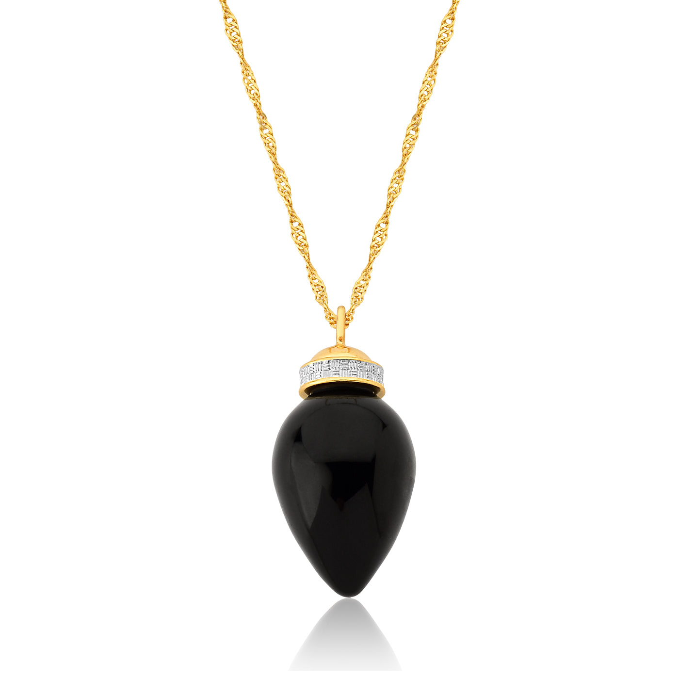 GOLDEN OBSIDIAN KATE NECKLACE