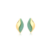 GREEN  QUARTZ EARRING SMALL