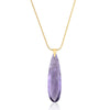 AMETHYST NECKLACE BIG NAVETE